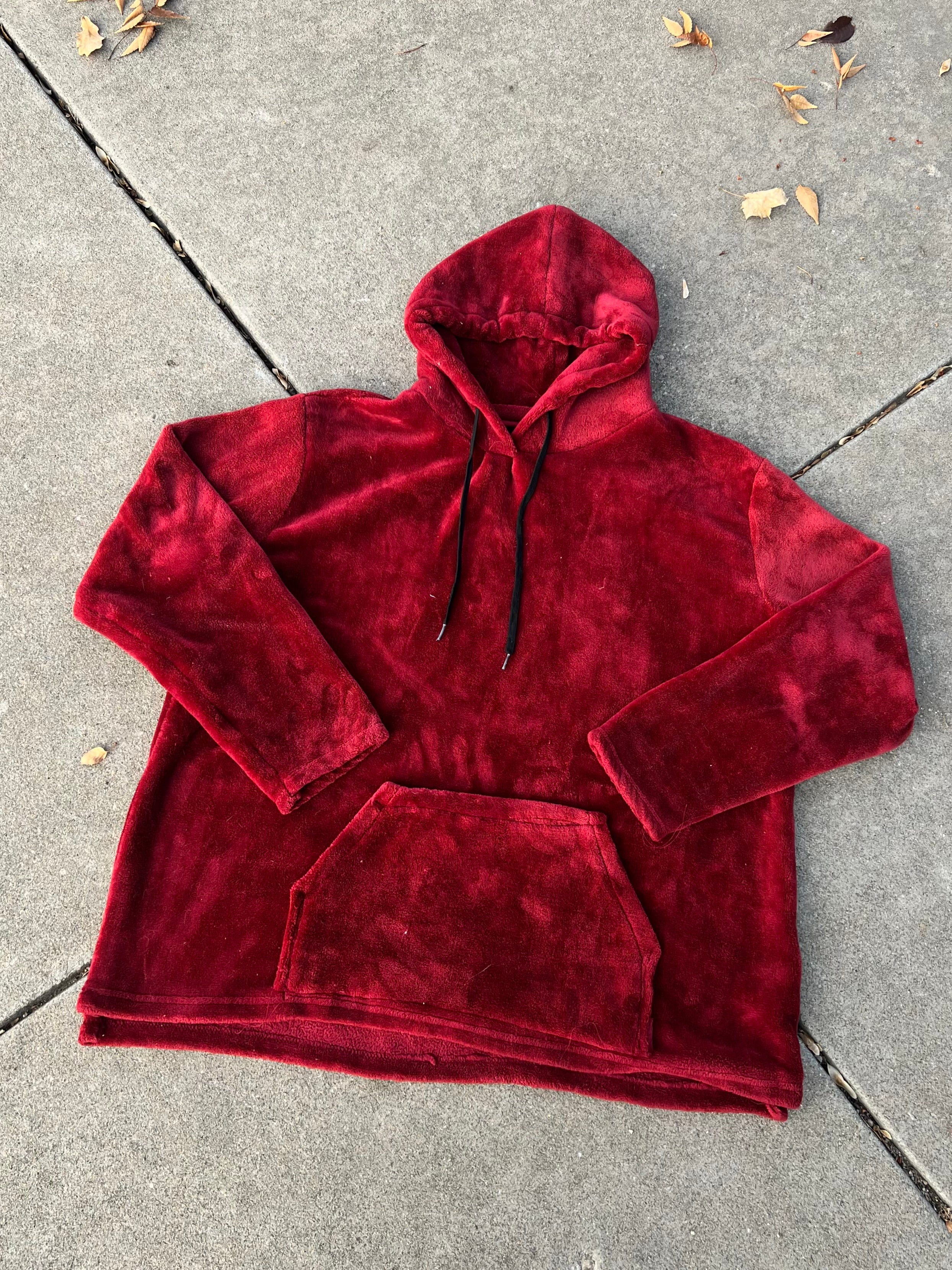 Red Velvet Cake Drop-Tail Hoodie